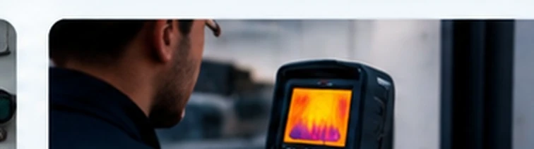Inspeção elétrica com câmera termográfica